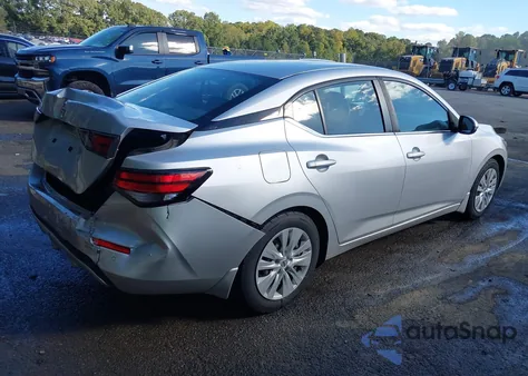 2020 Nissan Sentra S Xtronic Cvt из США, поврежденный, VIN 3N1AB8BV1LY292423